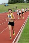 Olivia Syker (Holmfirth Harriers) during the under-15s 1500 metres at the Northern Under-17s and 15s Championships, Liverpool.